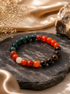 Aries (मेष) Rashi Bracelet | Courage, Strength & Success Crystal Bracelet