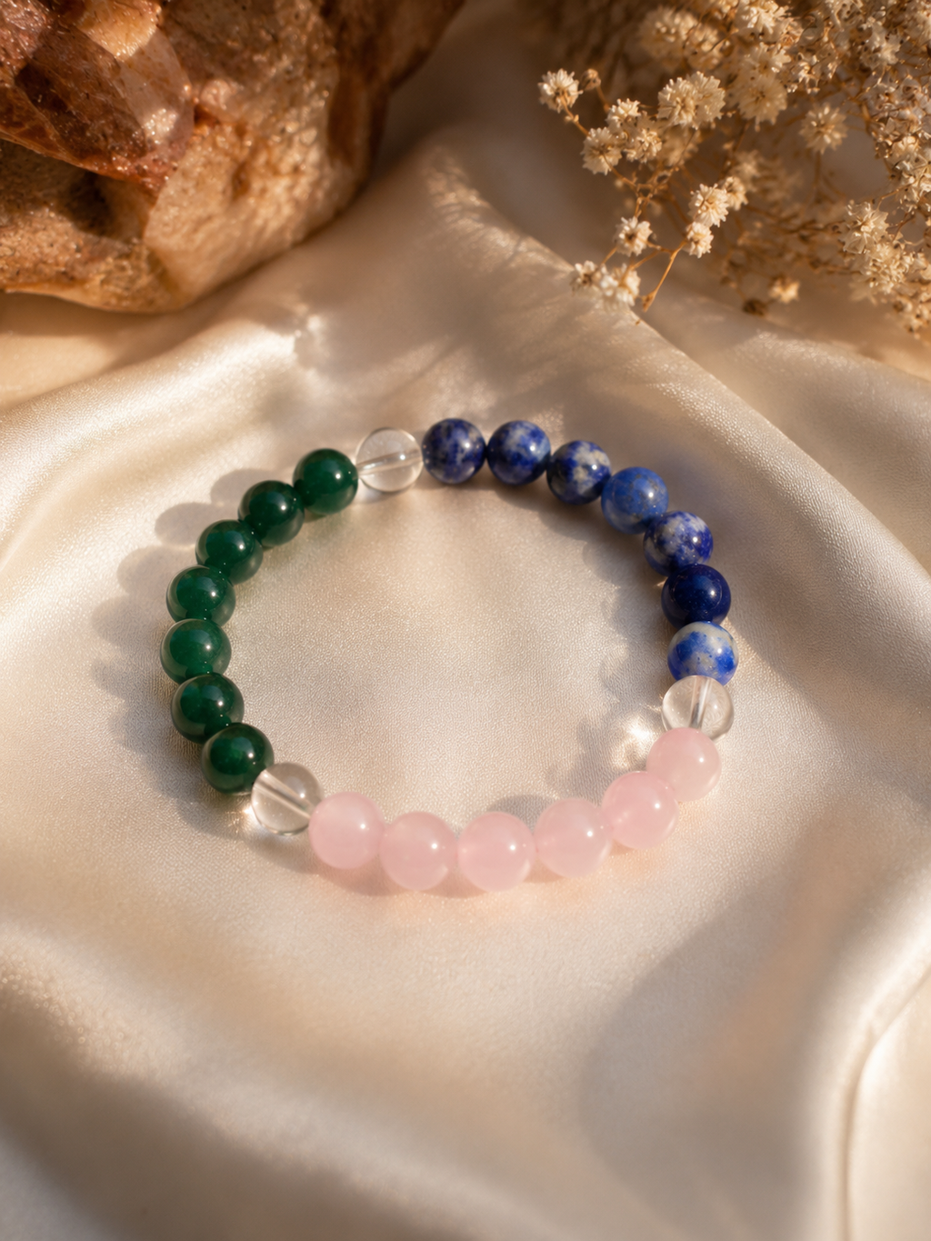 Taurus (वृषभ) Rashi Bracelet | Prosperity, Harmony &amp; Success Crystal Bracelet