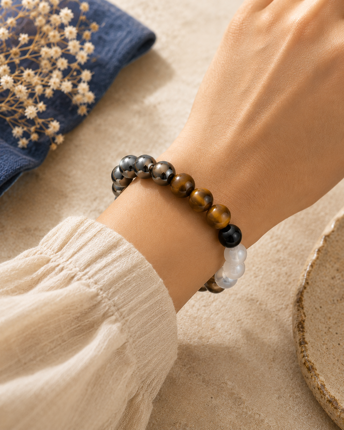 Sagittarius (धनु) Rashi Bracelet | Growth, Wisdom & Prosperity Crystal Bracelet