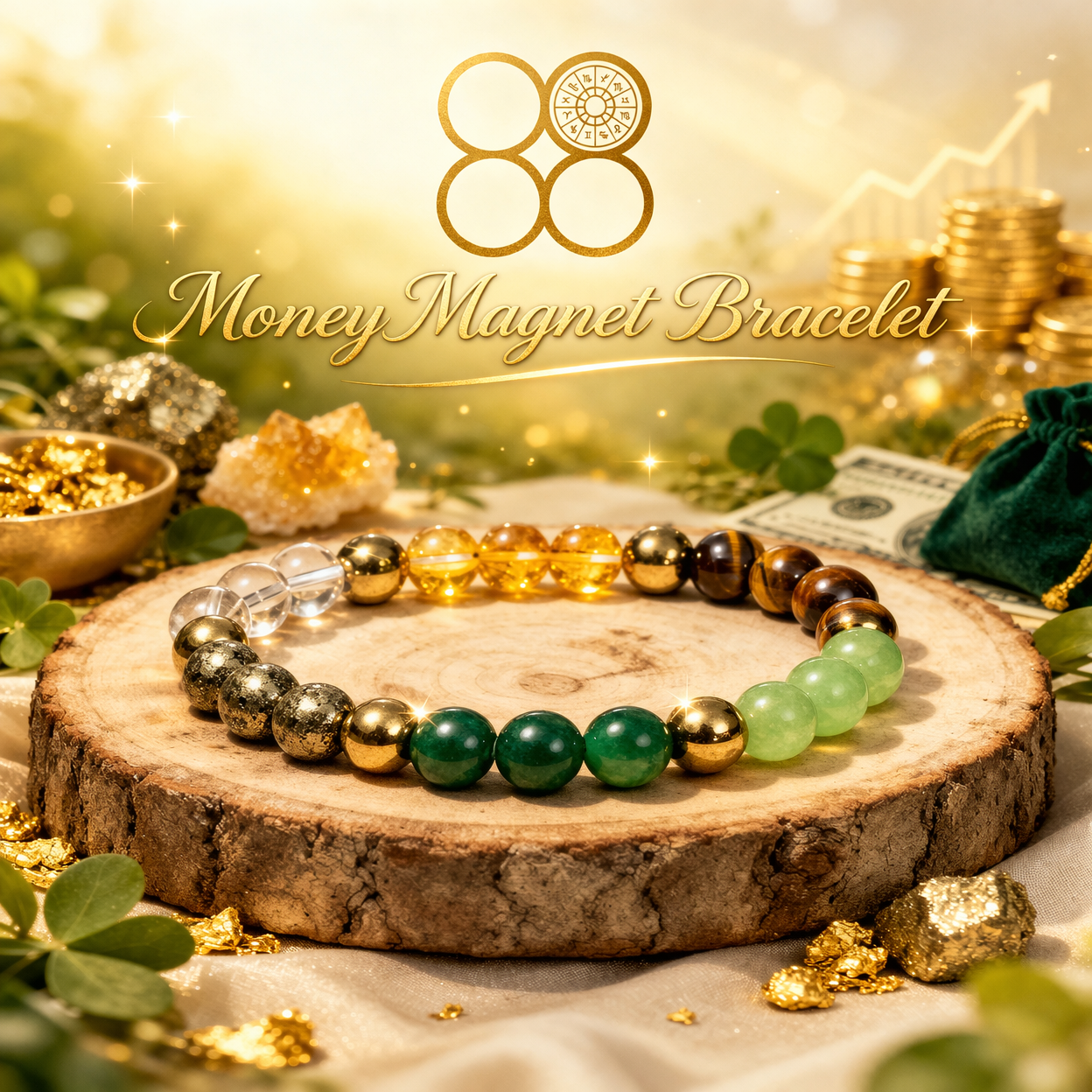 Money Magnet Bracelet | Dhan Aakarshan Bracelet – Attract Wealth & Abundance