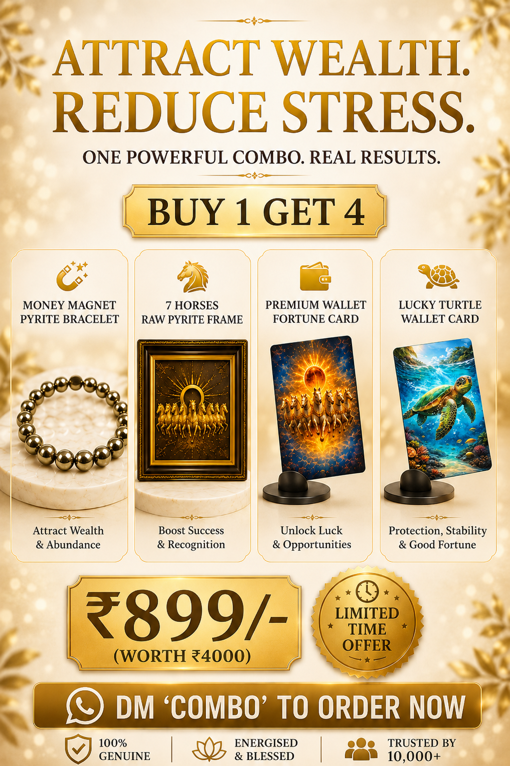 Money Magnet Bracelet | Dhan Aakarshan Bracelet – Attract Wealth & Abundance
