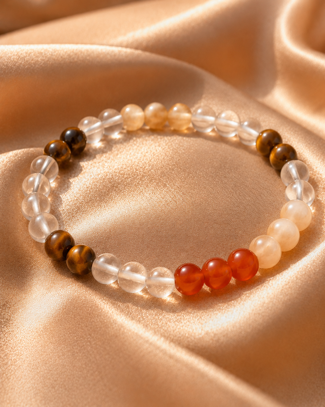 Leo (सिंह) Rashi Bracelet | Confidence, Leadership & Success Crystal Bracelet