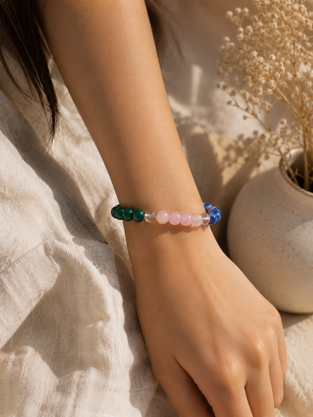 Taurus (वृषभ) Rashi Bracelet | Prosperity, Harmony &amp; Success Crystal Bracelet