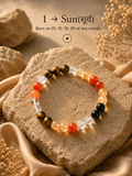 Mulank 1 - Sun Leadership Bracelet For Birth Numbers 1, 10, 19 & 28 of any month  (For Confidence • Leadership • Recognition • Career Growth)
