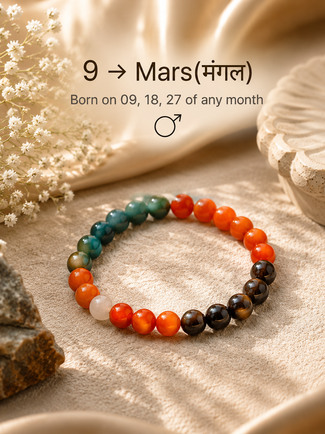 Mulank 9 – Mars Power Bracelet For People Born on 9, 18 & 27 of Any Month