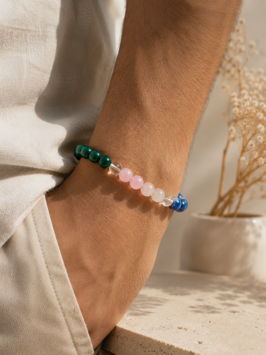 Taurus (वृषभ) Rashi Bracelet | Prosperity, Harmony &amp; Success Crystal Bracelet