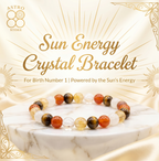 For Birth Numbers 1, 10, 19 & 28 of any month - Sun Leadership Bracelet (For Confidence • Leadership • Recognition • Career Growth)
